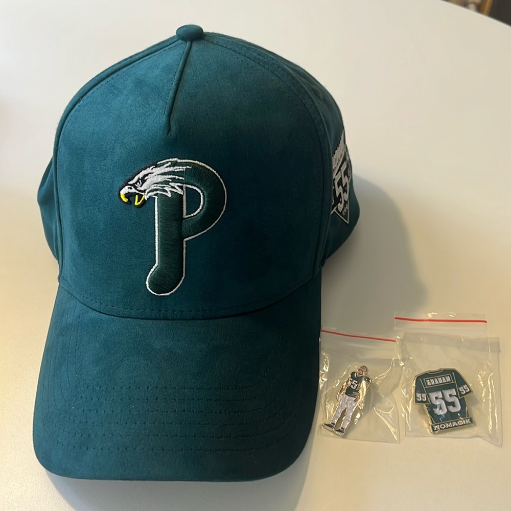 NOMAGIK Green Suede Philadelphia Eagles Hat